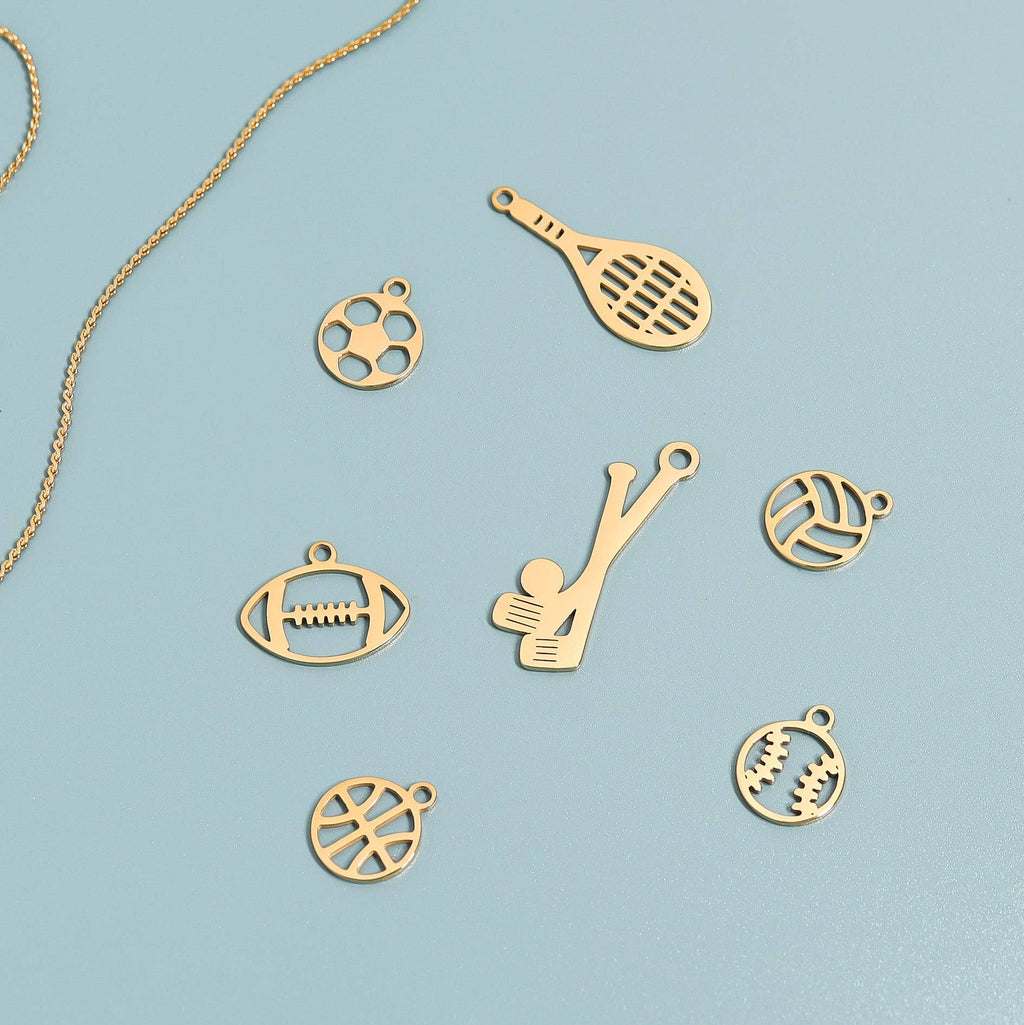 Baseball + Softball Charm