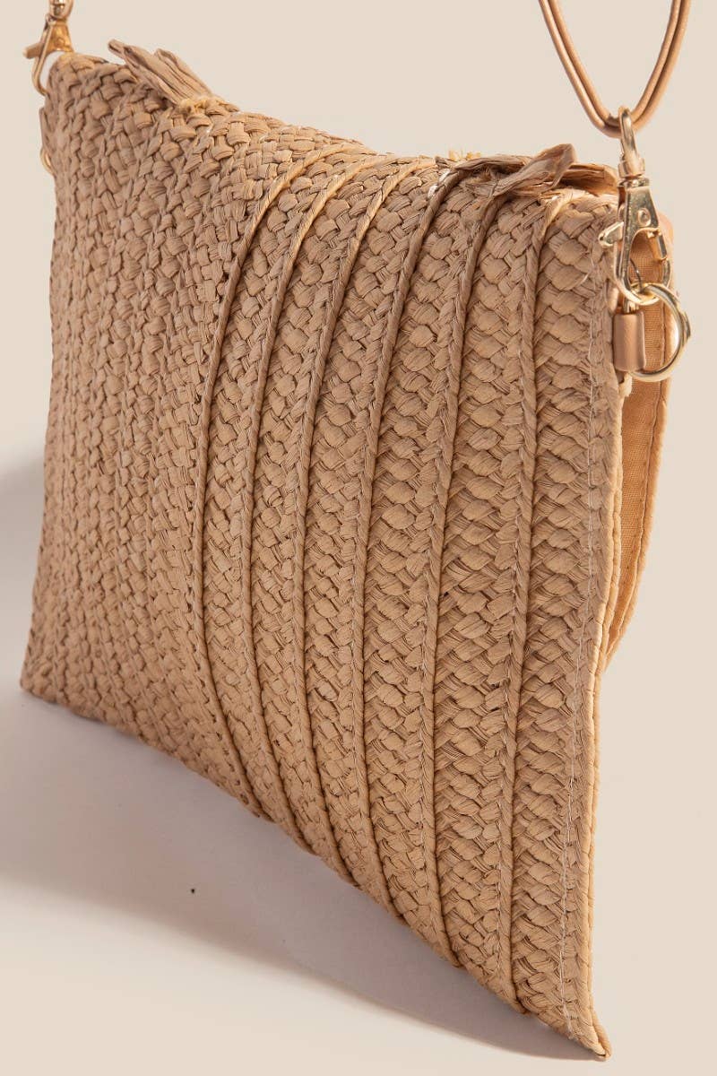 Woven Envelope Clutch