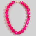 Irregular Marble Resin Beaded Necklace