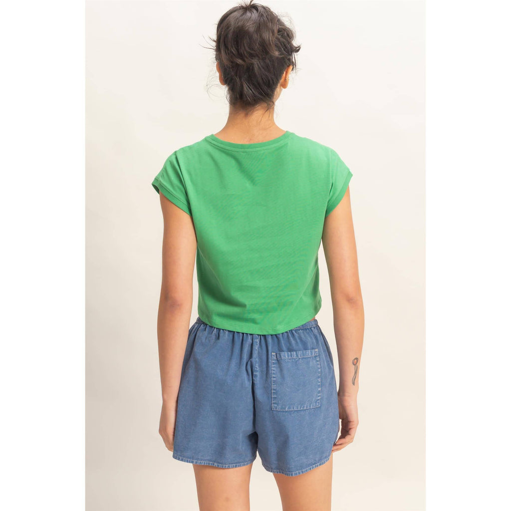 Classic Crew-Neck Sleeveless Top