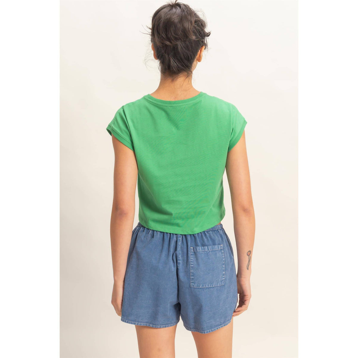 Classic Crew-Neck Sleeveless Top