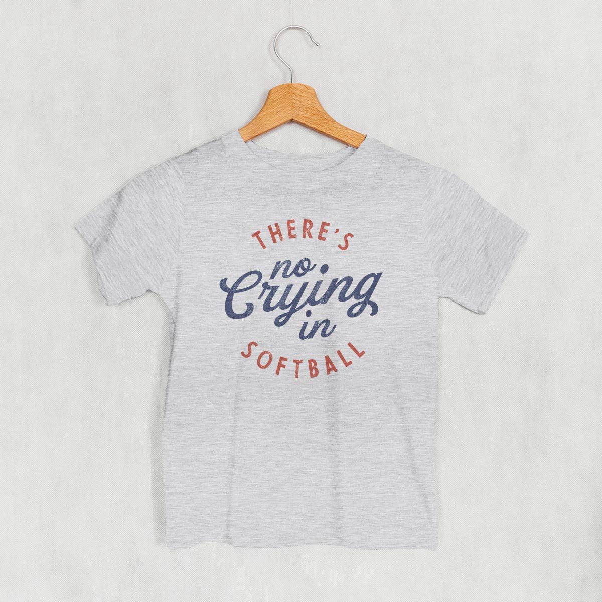 There's No Crying in Softball Kids Tee