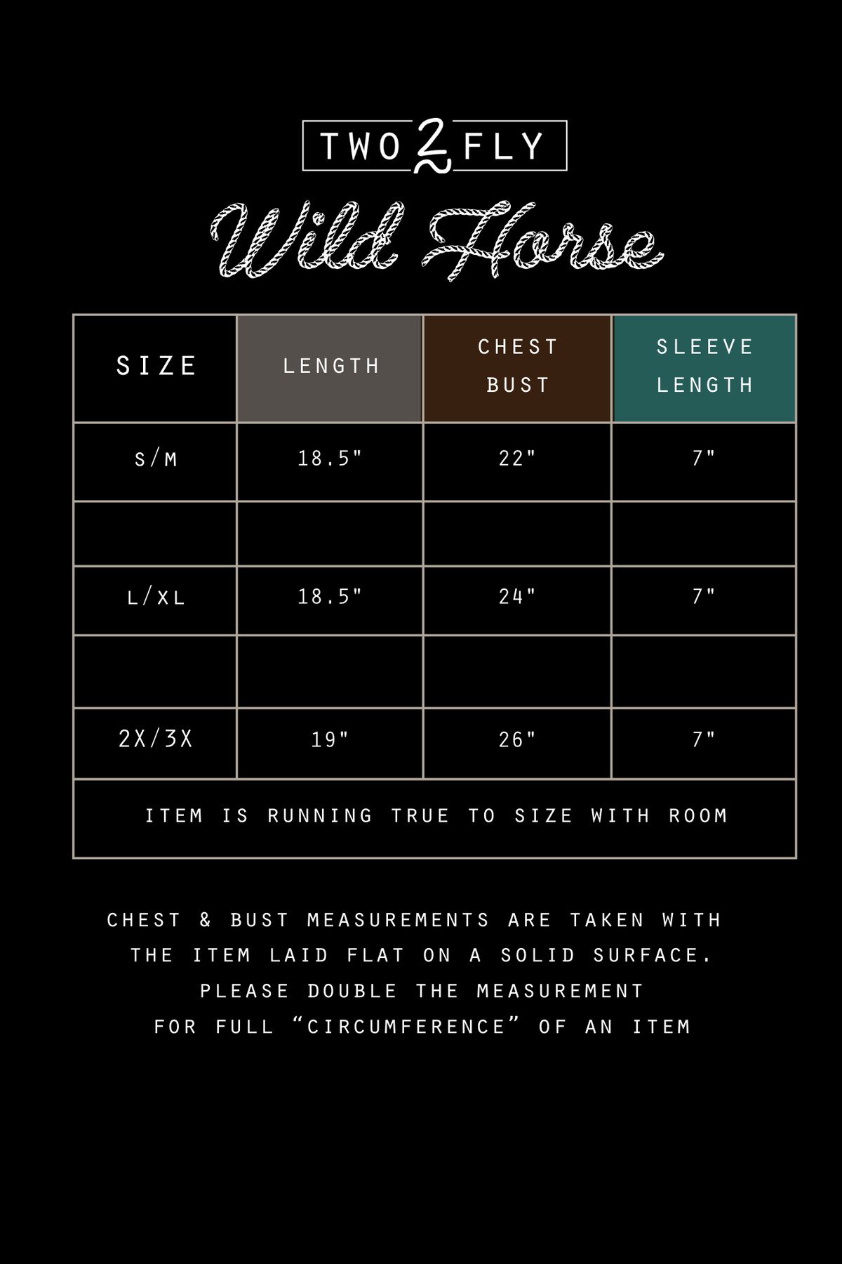 WILD HORSES TEE