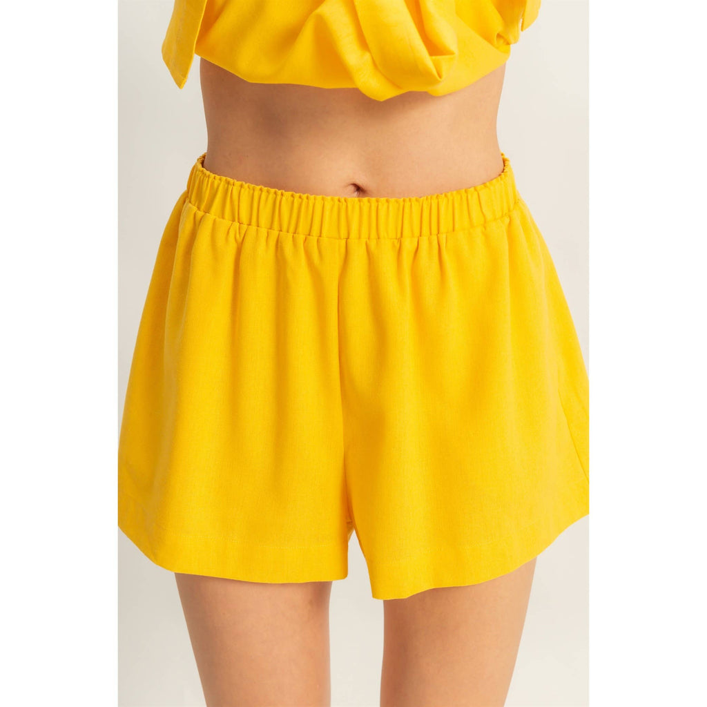 Sunflower Sand-Washed Short Set