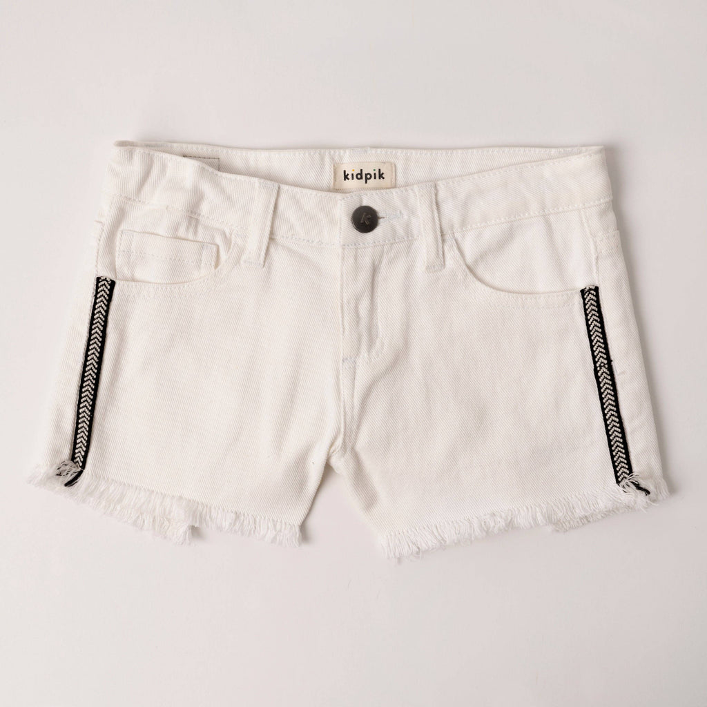 Girls Overdyed Denim Shorts