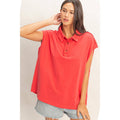 Pigment-Dyed Sleeveless Polo
