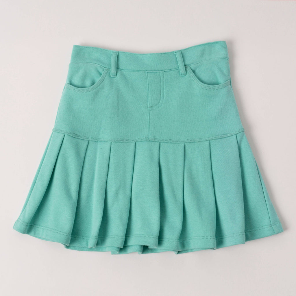 Drop Yoke Pleated Skort
