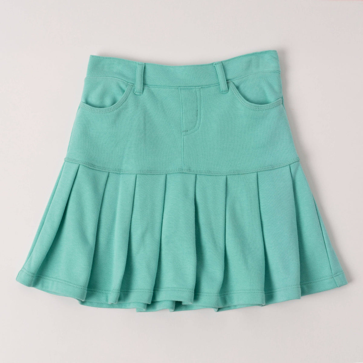 Drop Yoke Pleated Skort