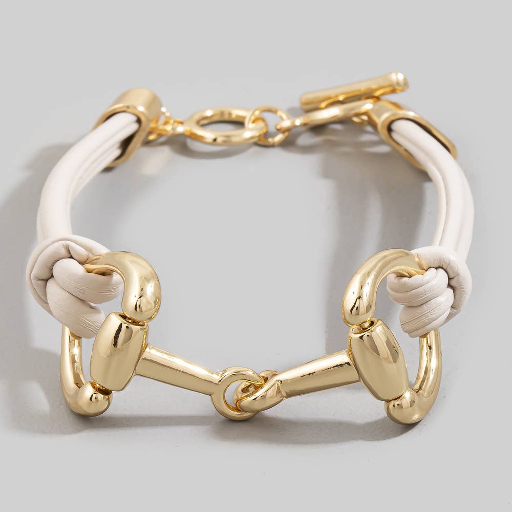 Horsebit Cord Bracelet