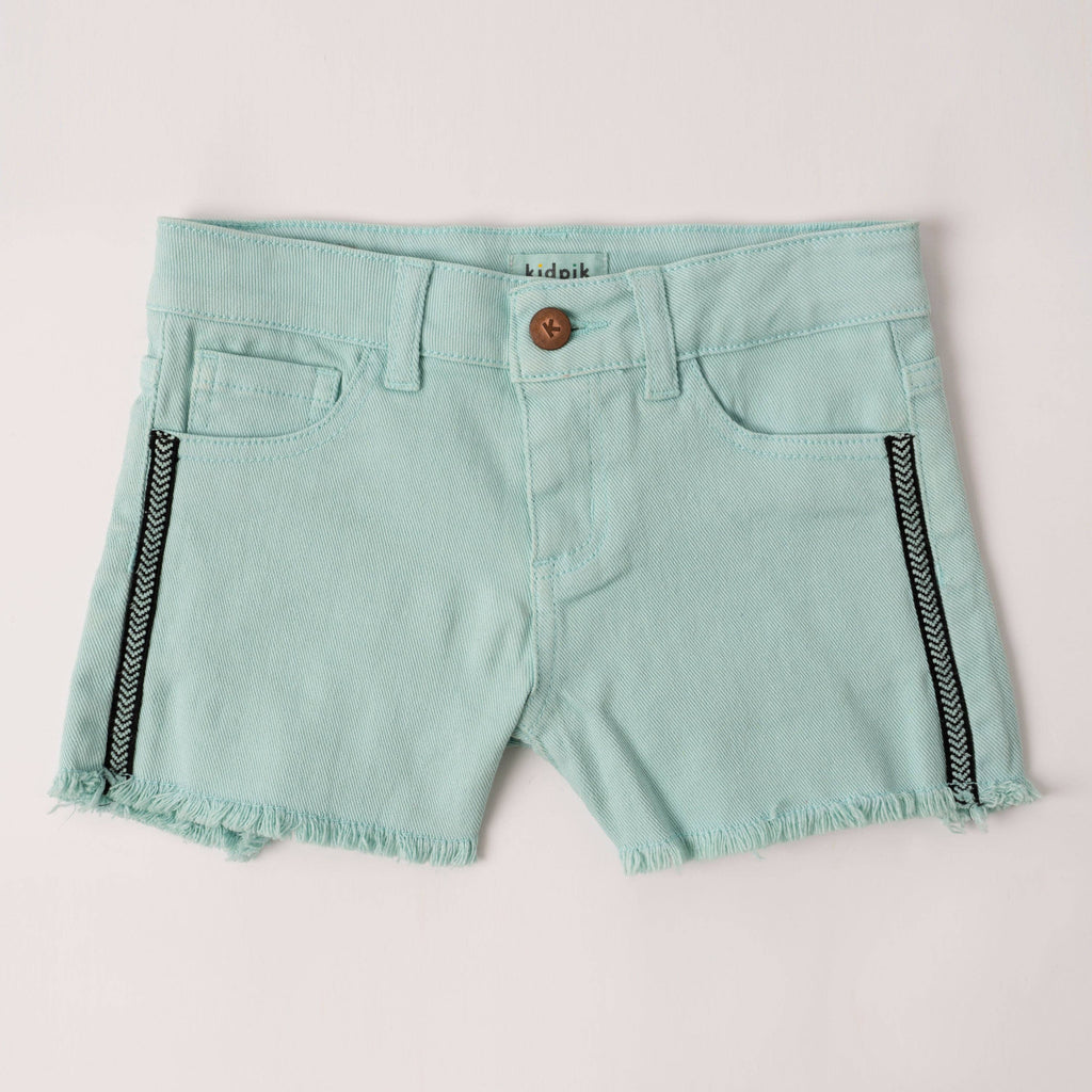 Girls Overdyed Denim Shorts