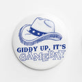 Giddy Up Game Day Button