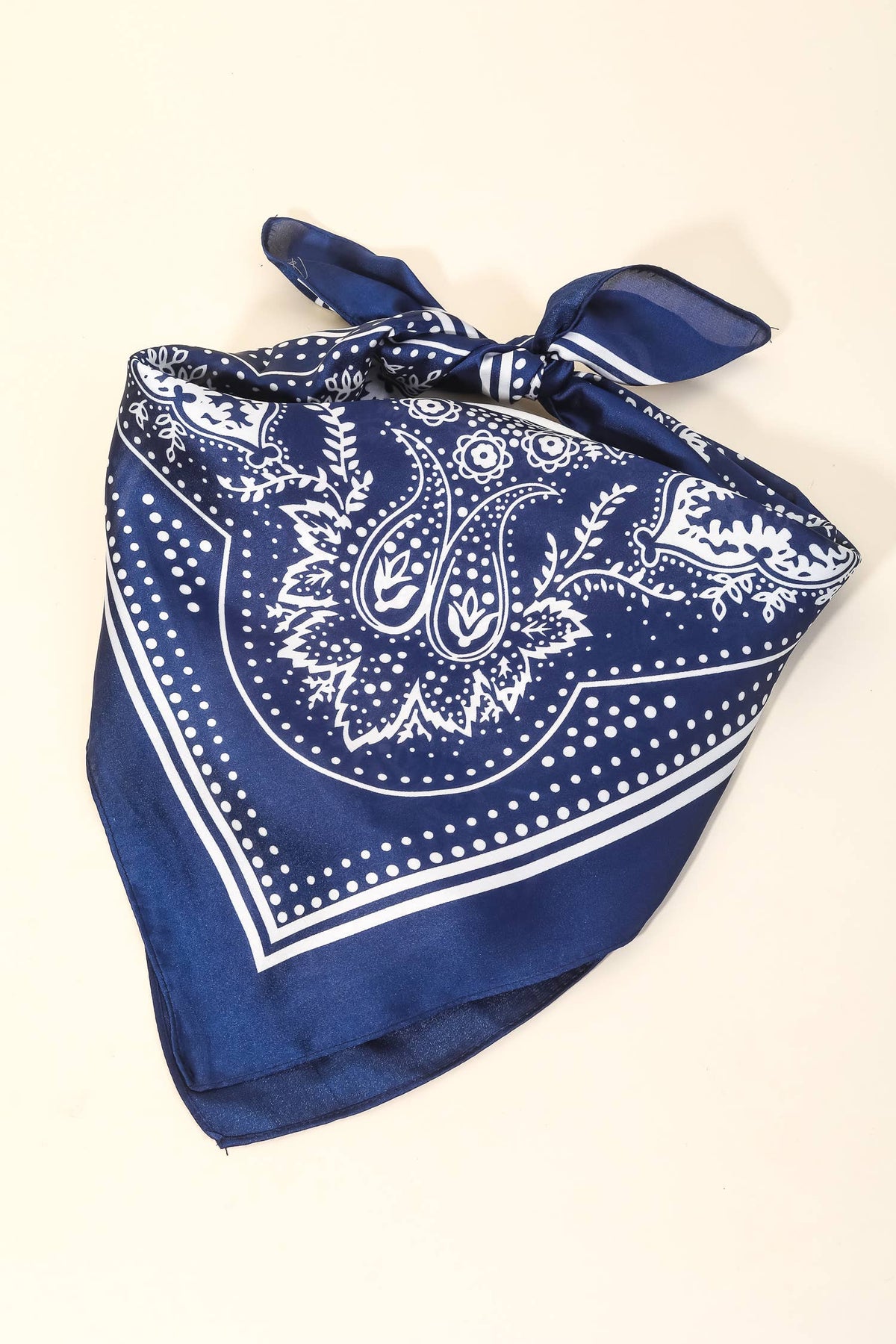 Light Paisley Bandana Scarf