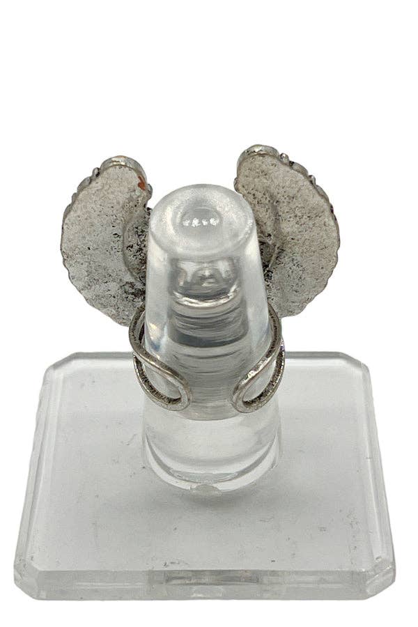 Squash Blossom Gem Cuff Ring