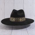 Floral Ribbon Wide Brim Hat