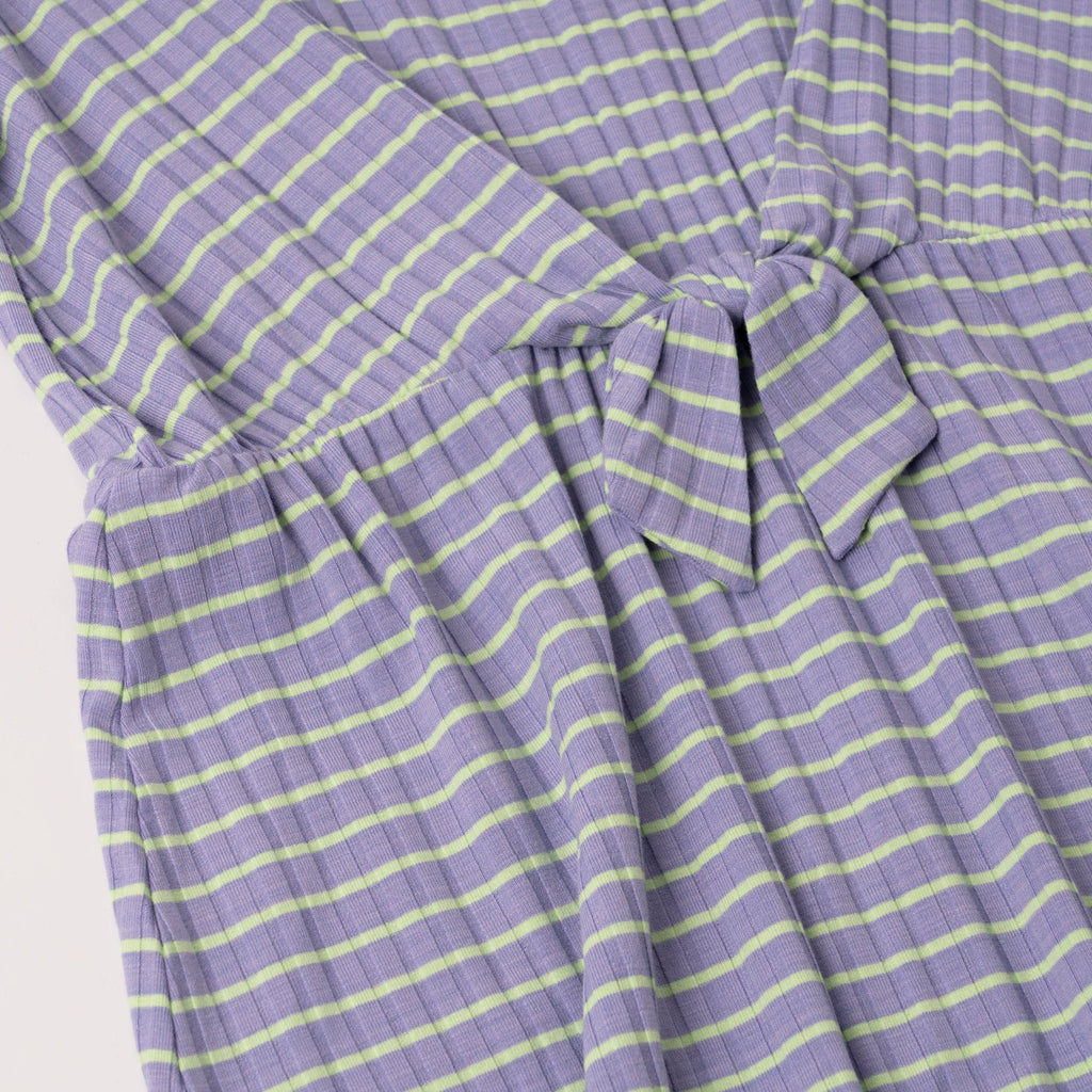 Tie Front Stripe Dress