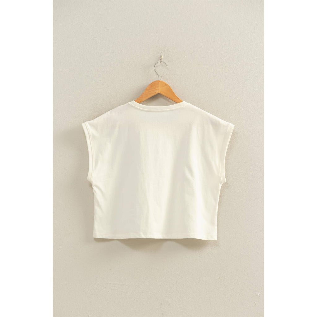 Classic Crew-Neck Sleeveless Top