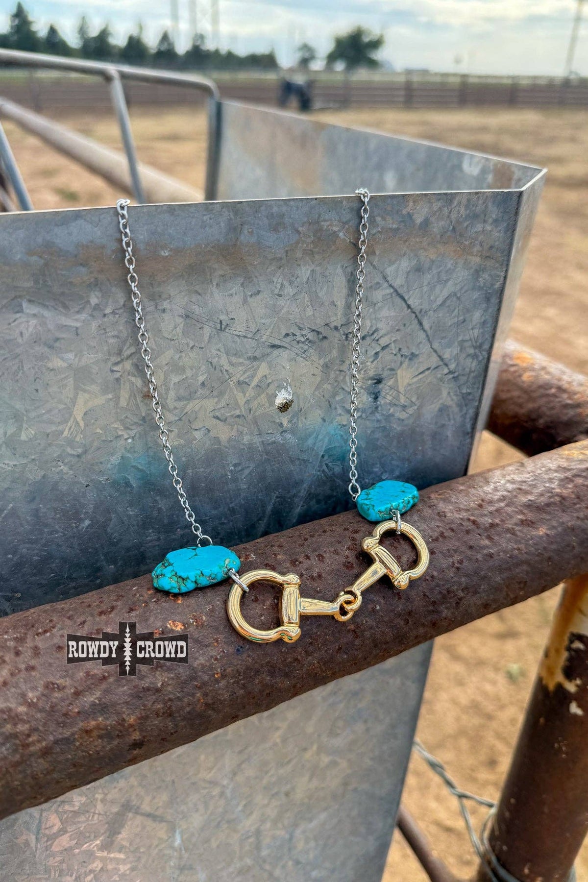Turquoise Bit Necklace