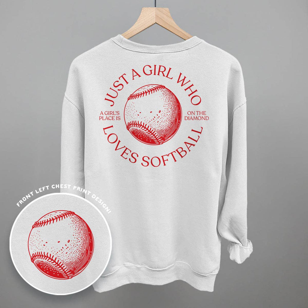 Just a Girl Who Loves Softball Tee