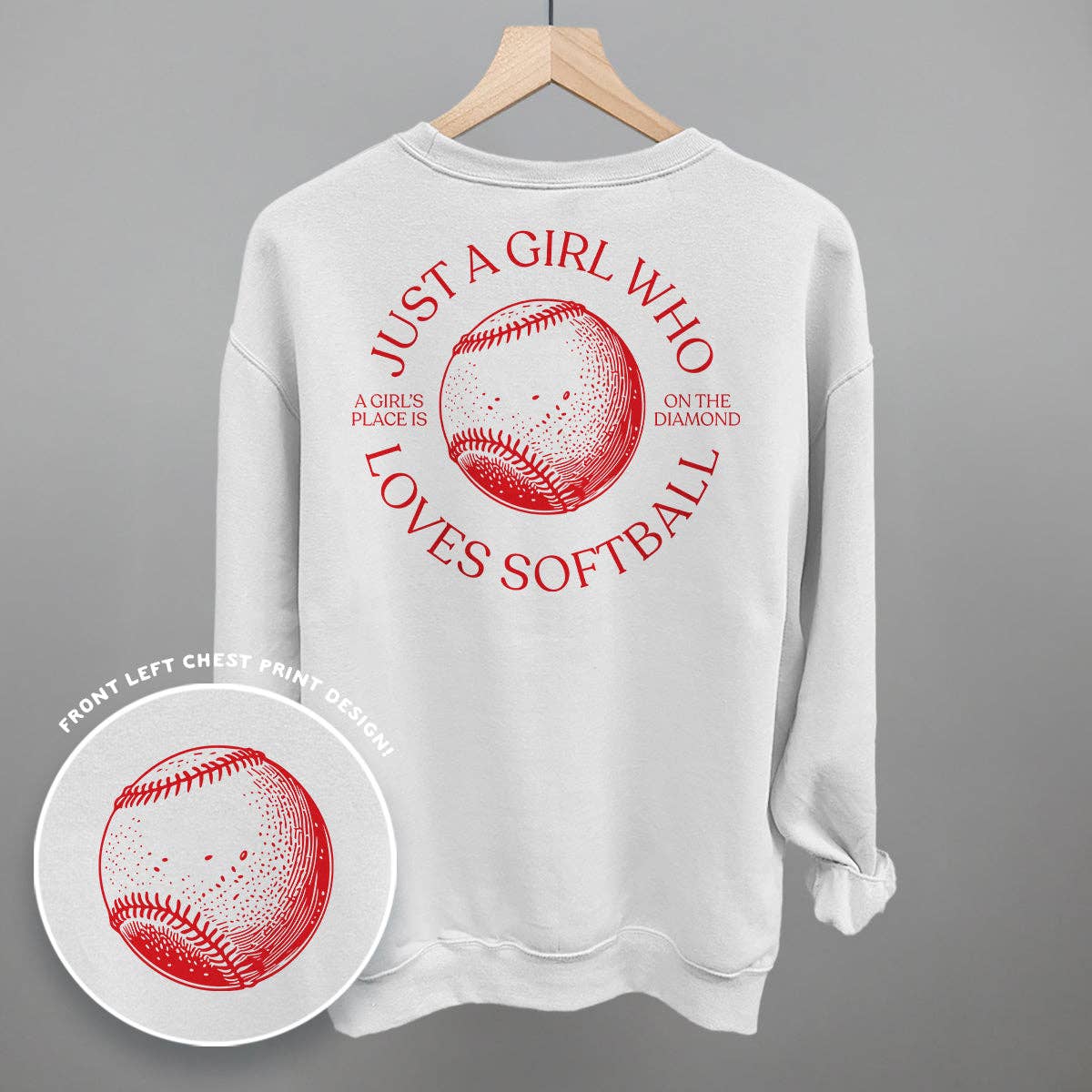 Just a Girl Who Loves Softball Tee