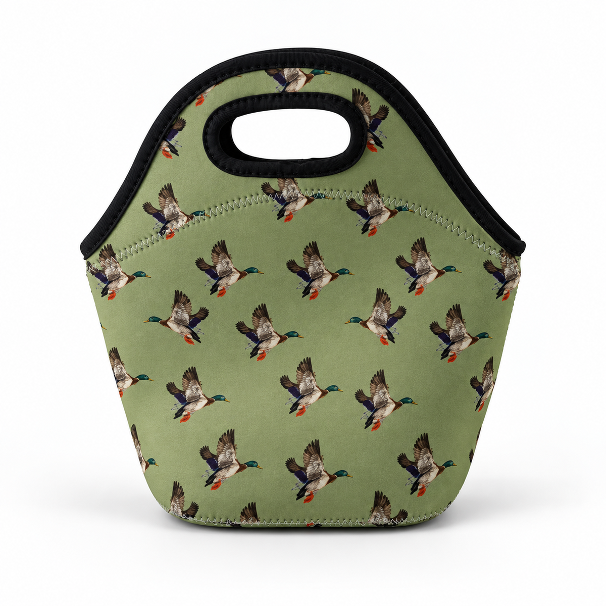 Green Duck Lunch Tote
