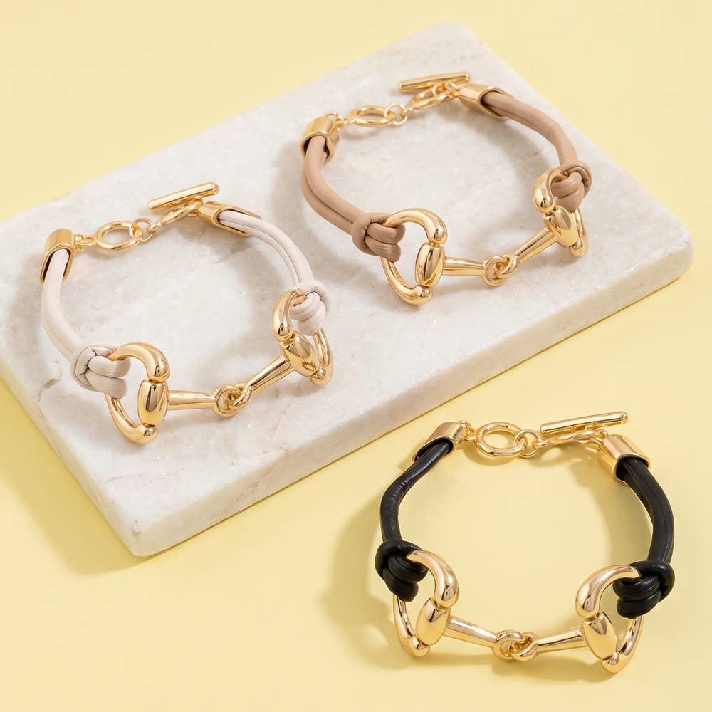 Horsebit Cord Bracelet
