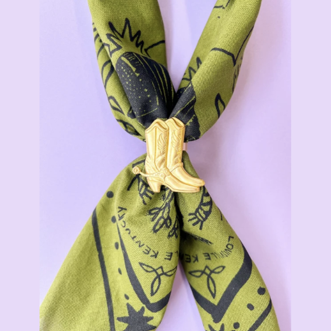 Cowboy Boot Bandana Slide