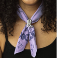 Silver Cowboy Boot Bandana Slide